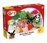 Lisciani - Disney Junior Bing Allons-Y - Maxi Puzzle 24 Pièces - Dès 1 an | Jouet Éducatif Éveil Premier Âge - Grands Éléments Faciles à Saisir par les Petits - Apprentissage de la Logique - 70 x 50 cm