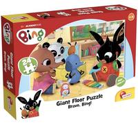 Lisciani - Disney Junior Bing Bravo - Maxi Puzzle 24 Pièces - Dès 1 an | Jouet Éducatif Éveil Premier Âge - Apprentissage Logique Progressif - Éléments Épais à Saisir - Format Final 70 x 50 cm