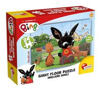 Lisciani - Disney Junior Bing - Grand Puzzle 24 Maxi Pièces - Dès 1 an | Jeu d'Assemblage Résistant - Éléments d'Épaisseur Élevée - Repérage dans l'Espace et Sens du Détail - Format Final 70 x 50 cm