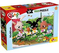 Lisciani - Disney Junior Bing - Maxi Puzzle 24 Pièces - Dès 3 Ans | Jouet Éducatif Dextérité - Éveil Logique Progressif - Éléments Épais et Robustes - Concentration et Habileté Manuelle