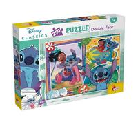 Lisciani - DISNEY LILO & STITCH Puzzle - 250 Pièces - Pour Enfants dès 7 ans - 35x50cm - Puzzle avec Double Face à Colorier - Développe Réflexion et Dextérité - Créativité et apprentissage