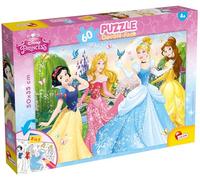Lisciani Puzzle recto-verso Princesses 60 pièces 50 x 35 cm Disney