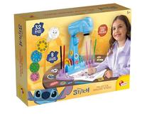 Lisciani - Disney Stitch - École de Dessin par Projection pour Enfants dès 5 Ans - Projecteur LED avec 4 Disques - Kit Créatif avec Feutres, Autocollants et Feuilles - Activité Manuelle sans Écran