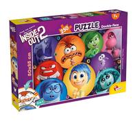 Lisciani - DISNEY VICE-VERSA 2 - Puzzle 250 Pièces - Pour les Enfants dès 7 ans - Puzzle 2 en 1 Maxi Double Face - 50x35cm - Verso à Colorier - Idée Cadeau Anniversaire - INSIDE OUT 2