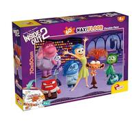 Lisciani - DISNEY VICE-VERSA 2 - Puzzle 60 Pièces - Pour les Enfants à partir de 4 ans - Puzzle 2 en 1 Maxi Double Face - 35x25cm - Verso à Colorier - Jeu Amusant & Créatif - Cadeau - INSIDE OUT 2