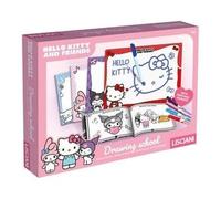 Lisciani - École de Dessin Hello Kitty and Friends pour Enfants 4 Ans et Plus - Coffret Créatif avec 4 Ardoises Effaçables Réutilisables - Feutres Parfumés et Cahier d'Activités - Jouet Éducatif Fille