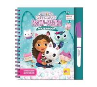 Lisciani - GABBY ET LA MAISON MAGIQUE - Carnet Coloriages Magiques à l'Eau MEOW-MAZING Pour Enfants dès 3 Ans - Livre 12 Pages avec Stylo à Eau - Activité Manuelle - Idée Cadeau Gabby's Dollhouse