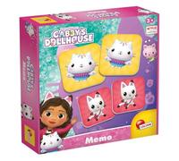 Lisciani – Jeu mémoire Gabby's Dollhouse – Dès 1 an – Fabriqué en Italie
