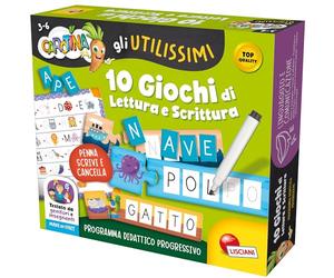 Lisciani Games - Carotte Les 10 Jeux de Lecture et d'écriture utiles