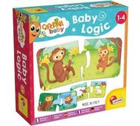 Lisciani - CAROTINA BABY - Logique Bébé Mamans et Petits - Jeu Éducatif d'Eveil pour Enfants de 1 à 4 Ans - 12 Puzzles de 2 Pièces à Associer - Développe Observation, Logique et Coordination