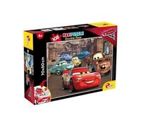 Disney, Maxi Puzzle pour Enfants à partir de 4 Ans, 108 pièces, 2 en 1 Double Face Recto/Verso avec Le Dos à colorier - Disney Cars 3 63963