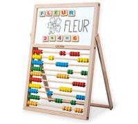 Lisciani Giochi - Mes Premières Compétences Chevalet, Jeu Montessori Tableau Double Face avec Lettres et Chiffres Magnétiques, Matériel Éducatif en Bois pour Enfants 3-6 Ans