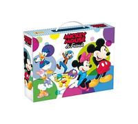 Liscianigiochi- Mickey & Friends Puzzle Recto/Verso 60 Pieces - MICKEY-73894, 73894, Multicolore