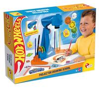 Lisciani - Hot Wheels - École de Dessin avec Projecteur LED - Dès 5 Ans | Kit de Dessin LED - Contours Projetés à Reproduire - Motricité Fine, Créativité et Minutie - Concentration et Patience
