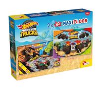 Lisciani – Puzzles MaxiFloor HOT WHEELS Monster Trucks – 2 x 60 pièces, 35×50 cm, dès 4 ans