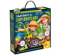 Lisciani - I’m A Genius - Laboratoire des Explorateurs - Kit Scientifique Enfants 7 à 12 ans - Instruments Exploration Nature - Jumelles Loupe Lampe Boussole - Observation Nature