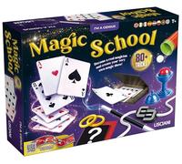 Lisciani - I’m a Genius Magic School - Coffret de Magie pour Enfants dès 7 Ans - 80+ Tours de Magie à Apprendre - Accessoires de Prestidigitation avec Manuel Illustré - Jeu Educatif Motricité Fine