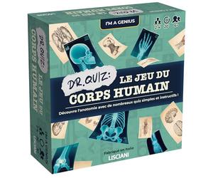 Lisciani - I'm a Genius Dr Quiz - Jeu du Corps Humain - Dès 6 Ans | Jeu Scientifique Anatomie - Quiz Organes, Muscles, Squelette, Systèmes - Apprentissage Ludique - Parties à Plusieurs Joueurs