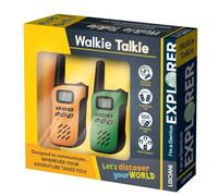 Lisciani - I'm a Genius Explorer - Talkie-Walkie Enfant - Dès 7 Ans | Portée Jusqu'à 5 km - Lampe Torche et Boussole Intégrées - Appel SOS et Multi-Canaux - Jeu d'Exploration en Plein Air Libre