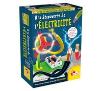 Lisciani - I'm a Genius - Kit Découverte de l'Électricité - Dès 8 Ans | Kit Expériences Scientifiques - Ventilateur à Construire Soi-Même - Briques de Montage et Câbles Fournis - Manuel Illustré