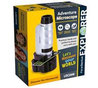 Lisciani Microscope portable I'm A Genius – À la découverte du micro-monde – Kit éducatif dès 7 ans