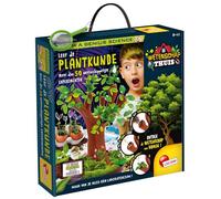Lisciani - I'm a Genius - Kit Jardin Enfant avec Serre en Bois - Dès 7 Ans | Kit Scientifique Botanique - Mini Serre à Construire, Tourbe et Graines - Faire Pousser un Arbre - Guide Illustré Pas à Pas