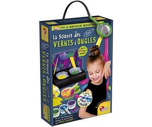 Lisciani - I'm a Genius - La Science des Vernis à Ongles - Dès 7 Ans | Loisirs Créatifs et Scientifiques - Préparation de Teintes Personnalisées - Chimie et Rigueur - Patience, Logique et Mémoire