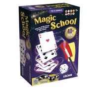 Lisciani - I'm a Genius Magic School - Coffret de Magie pour Enfants dès 7 Ans - 40 Tours de Magie à Réaliser - Accessoires de Prestidigitation avec Cartes Svengali, Dés et Baguette - Manuel Illustré