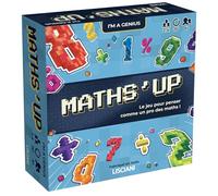 Lisciani - I'm A Genius Maths' Up - Jeu Éducatif Maths Enfant 6+ Ans - Jeu de Société Arithmétique et Calcul - Tables de Multiplication Quiz et Mini Jeux - Nombres Opérations Mesures Logique