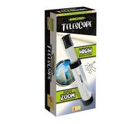Lisciani - I'm A Genius - Micro-Telescope - Jouet pour Expériences Scientifiques pour Enfants dès 7 Ans - Longue-Vue Portable - Haute Résolution - Super Zoom 8X - Idée Cadeau Anniversaire
