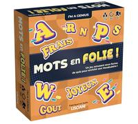 Lisciani - I'm A Genius Mots en Folie - Jeu Éducatif Vocabulaire Enfant 6+ Ans - Jeu de Société Quiz - Définitions Synonymes Antonymes - Mini Jeux sur Lettres et Syllabes