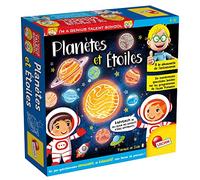 Lisciani - I'm a Genius - Quiz Éducatif Planètes et Étoiles - Dès 5 Ans | Découverte de l'Astronomie - Parcours de Jeux Bien Illustré - 3 Niveaux de Difficultés - Concentration et Observation