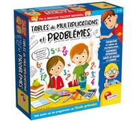 Lisciani – Jeu éducatif I'm a Genius – Tables de multiplication et problèmes, 3 niveaux, dès 5 ans