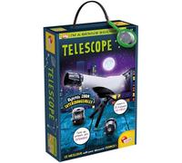 Lisciani - I'm A Genius - Télescope pour Enfants dès 7 Ans - Jeu Educatif Astronomie - Observation des Etoiles et Nature - Zoom x20 x30 x40 - Idée Cadeau Anniversaire - Expériences Scientifiques