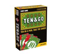 Lisciani - Jeu de Cartes Ludoteca Ten and Go pour Enfants dès 8 Ans - Règles Simples Fais 10 ou Une Paire pour Remporter la Manche - 98 Cartes Haute Qualité Fabriqué en Italie - 2 Joueurs et Plus