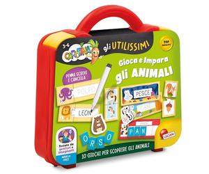 Lisciani Jeux- Carotte La Mallette Utilissime Jouer et Apprendre Animaux, 113811