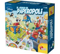 Lisciani Jeux- Disney Le Mystère de Mickey Mouse, société en Boîte, Planche de Jeu, Structures Cartotechniques 3D, Multicolore, 97876