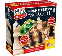 Lisciani Jeux-Ludoteca Jeu Grand Maître D'échecs 3 En 1,Couleur,89222