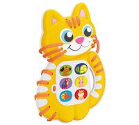 Lisciani Jeux- Montessori Le Chaton Parlant, Couleur Jaune, 80199