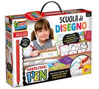 Liscianigiochi- Lisciani Giochi Montessori Pen école de Dessin, 101696, Multicolore, Moyen