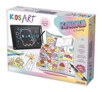 Lisciani - Kids Art Kawaii Academy - Kit Dessin pour Enfants dès 7 Ans - Apprendre à Dessiner Style Kawaii - Tablette LCD 12 Pouces et Stylo Fude - Guide Étape par Étape avec Cahier Illustrations