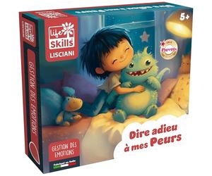 Lisciani - Life Skills - Dire Adieu à Mes Peurs Jeu Éducatif - Dès 5 Ans | Apprentissage de la Gestion des Peurs - Émotions à Nommer Ensemble - Concentration, Patience et Logique - Dialogue en Famille