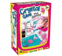 Lisciani - Loisirs Créatifs - Crystal Glue - Cree ton diamants de résine - Jeu créatif pour les petites filles à partir de 8 ans - 80991
