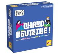 Lisciani - Ludoteca Chaud Bouteille - Jeu de Cartes Tourner la Bouteille - Défis Entre Amis 10+ Ans - pour Soirées en Famille - Cartes Défis et Roulette - Jeu de Société Groupe 3 à 8 Joueurs