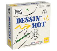Lisciani - Ludoteca Dessin Mot - Jeu de Dessins et Devinettes pour Enfant 8+ Ans - Jeu de Cartes d’Ambiance Dessiner et Deviner avec Feutre Effaçable - Jeux Créatifs - 4+ Joueurs