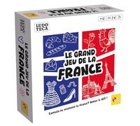 Lisciani - Ludoteca Le Grand Jeu De La France - Jeu De Société Quiz Culture Générale Et Puzzle Éducatif pour Enfants Dès 7 Ans - Jeu Familial Interactif De 2 À 4 Joueurs - Parties Rapides 30 Minutes
