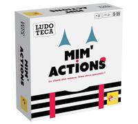 Lisciani - Ludoteca Mim'Actions - Jeu de Mimes et Devinettes - Dès 8 Ans | Jeu d'Ambiance en Famille - Mimer Personnages et Situations - 2 Modes de Jeu Différents - À Partir de 3 Joueurs ou Davantage