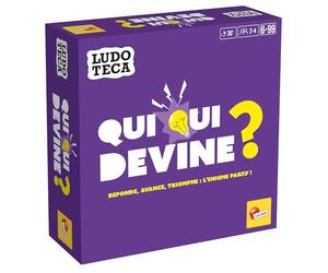 Lisciani - Ludoteca Qui Qui Devine - Jeu de Devinettes Enfant 6+ Ans - Jeu de Société Énigmes et Logique - Réflexion et Intuition - pour Jouer en Famille & Amis - 2 à 4 Joueurs