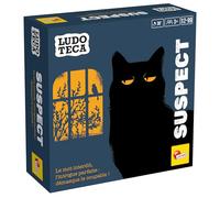 Lisciani - Ludoteca Suspect - Jeu de Société Enquête et Déduction Adultes et Enfants dès 12 Ans - Jeu d’Ambiance Mots et Intrigues - Démasquer Le Coupable - Soirée Entre Amis et Famille - 3+ Joueurs