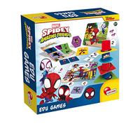 Lisciani - MARVEL SPIDEY - 10 Jeux Éducatifs - Kit de Jeux pour Enfants Dès 2 Ans - Développement Cognitif - Stimule la Créativité et l'Imagination - Fabriqué en Italie